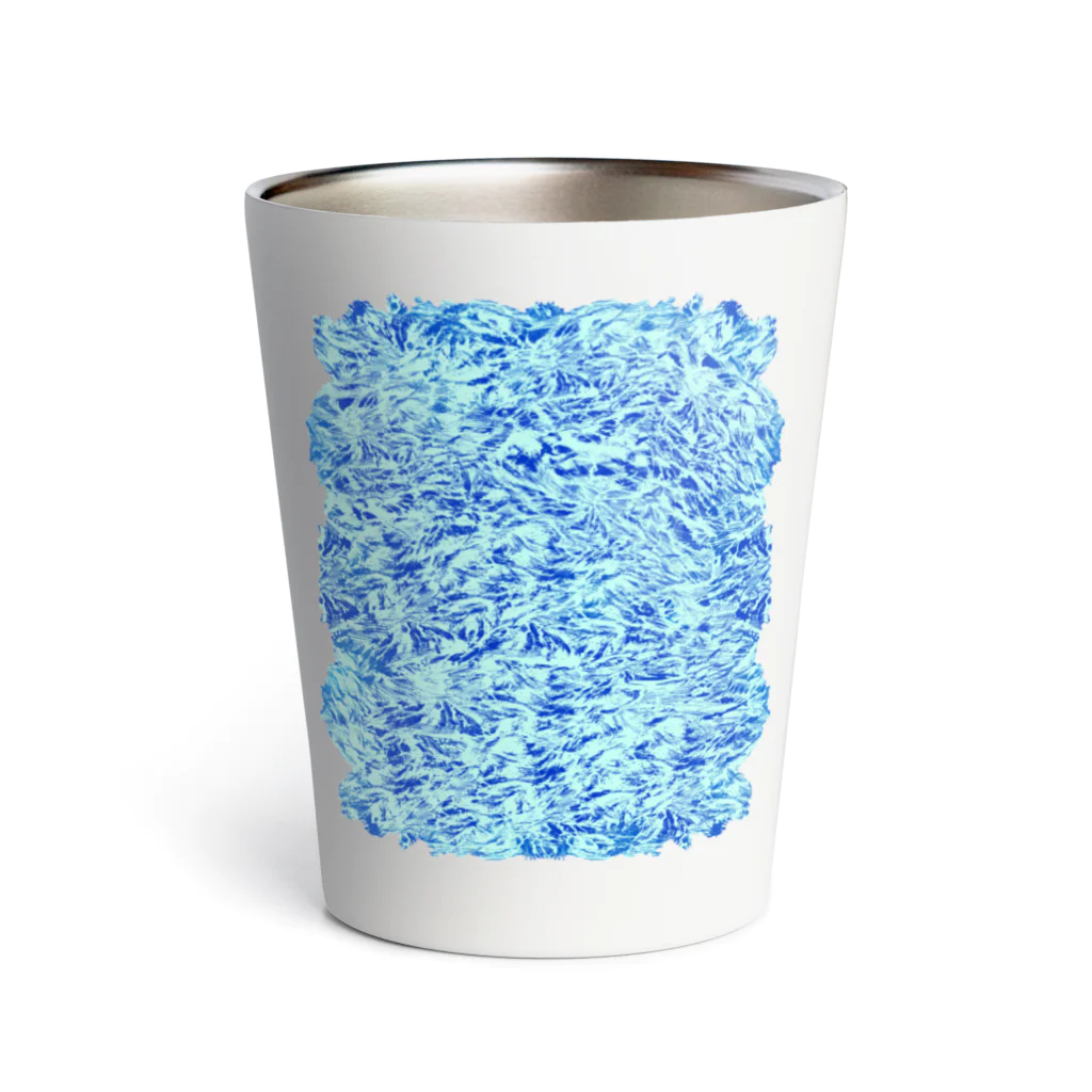 謎モノ店の濃い氷柄 Thermo Tumbler