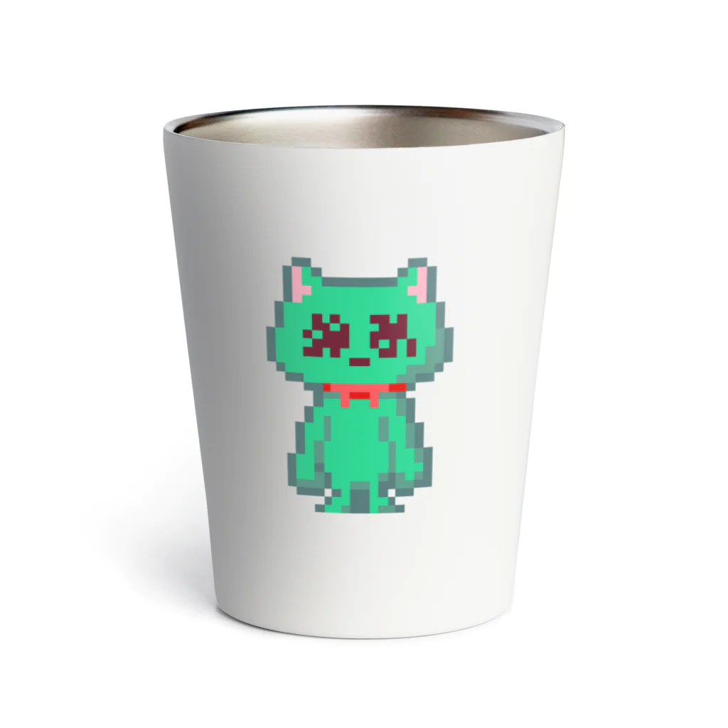 menu_shopのbig_ゆめみるねこ Thermo Tumbler