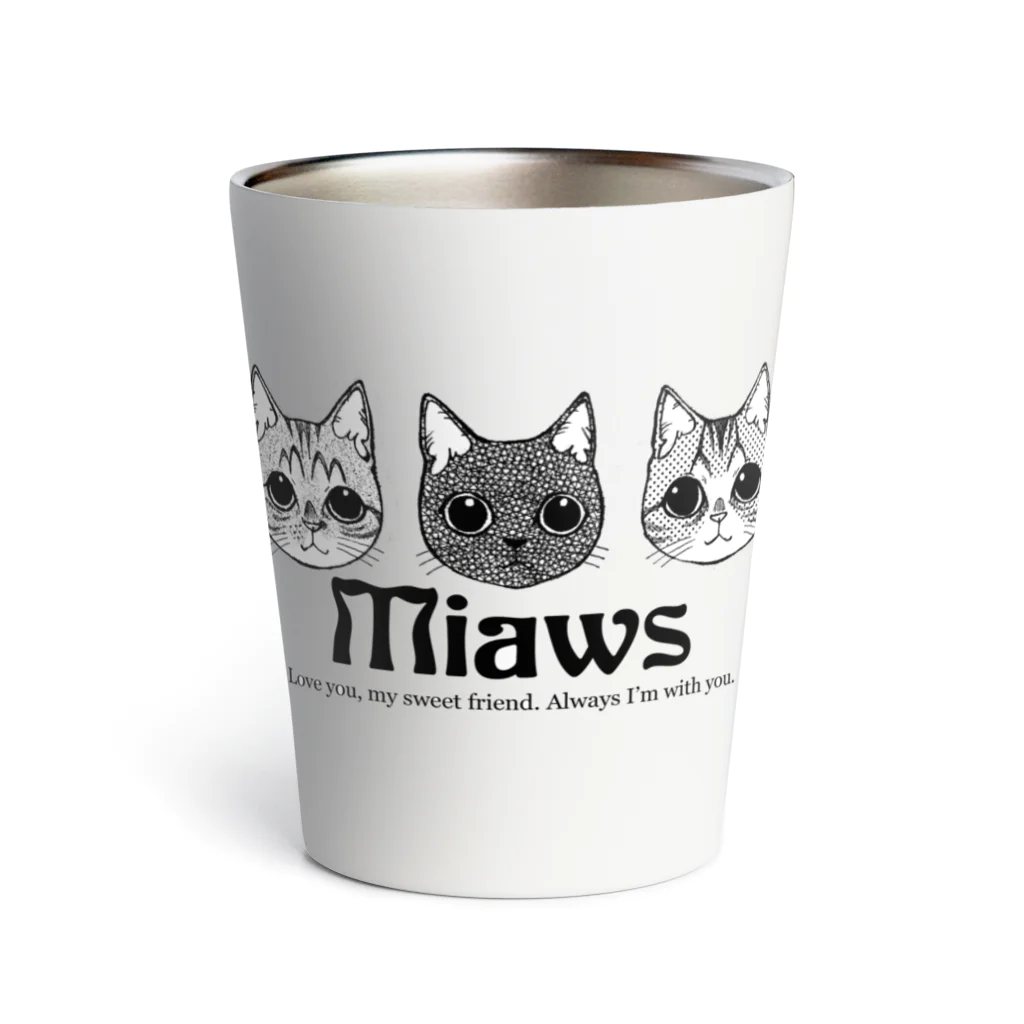 Miaws Shopの3にゃんず その2 サーモタンブラー