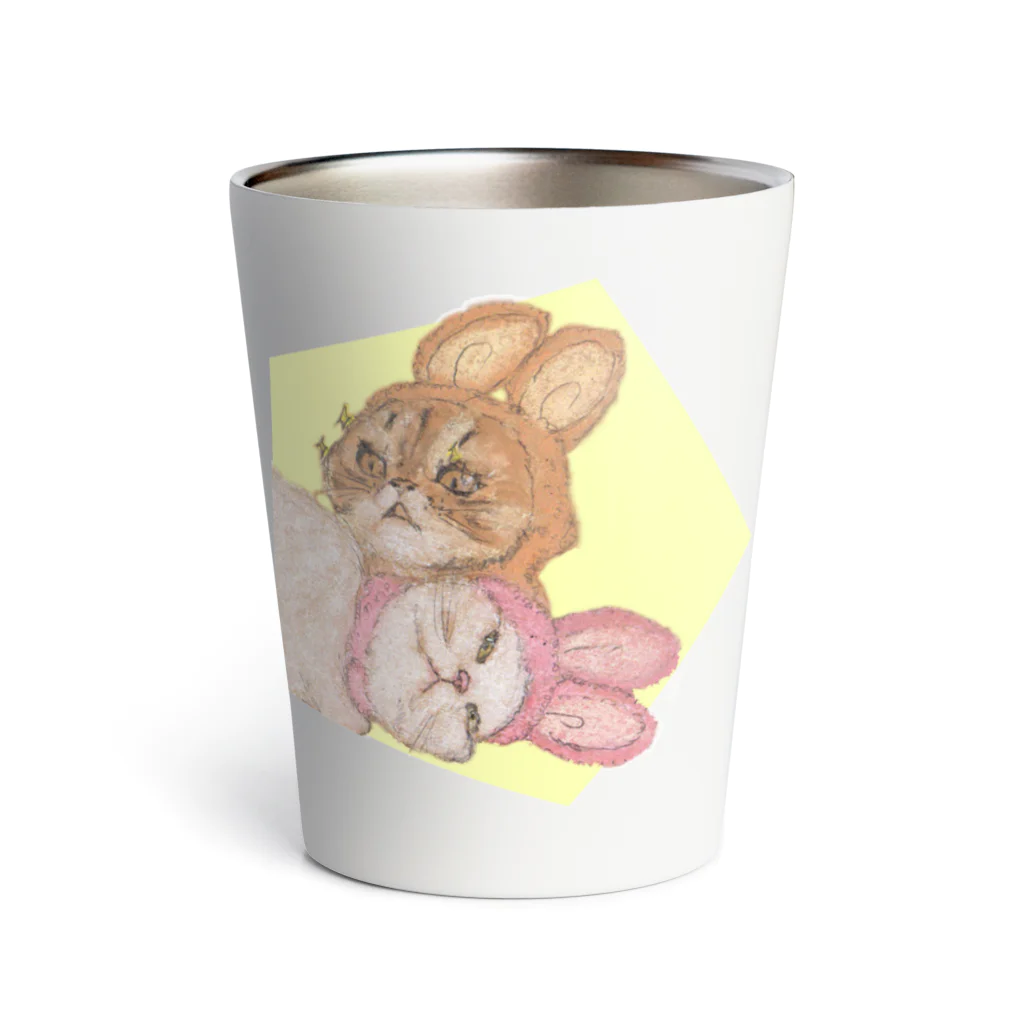 erichandmade × eric_joy_のうさねこず Thermo Tumbler