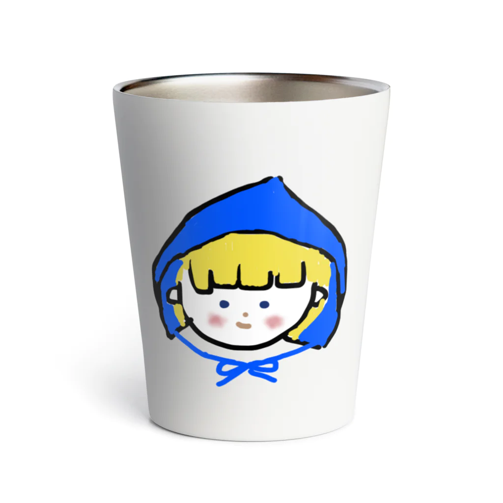 くまくま。ショップのあおずきんちゃん Thermo Tumbler