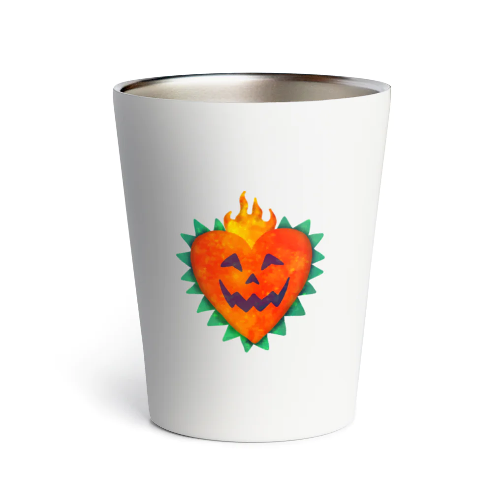 れなしやの🧡🎃Halloween heart pumpkin🎃🧡 Thermo Tumbler