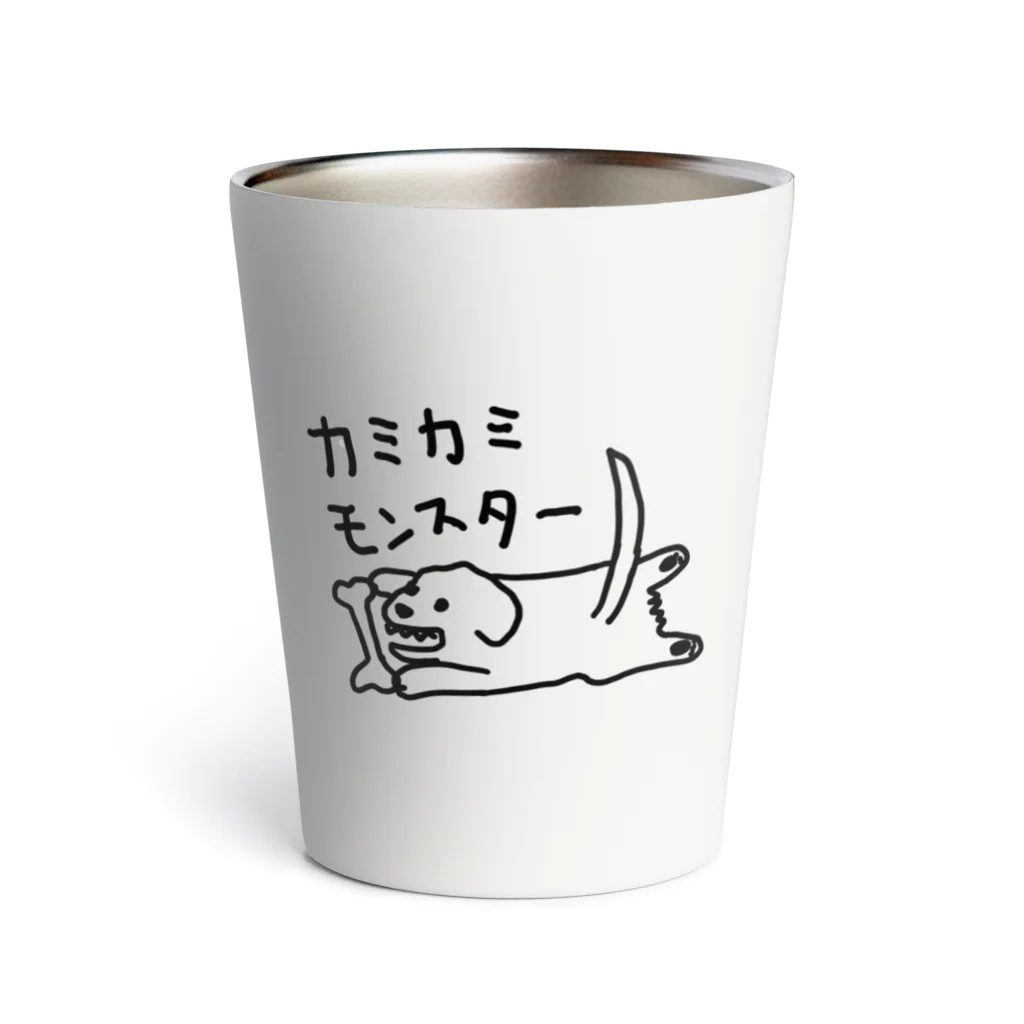 ぽちこのカミカミモンスター Thermo Tumbler