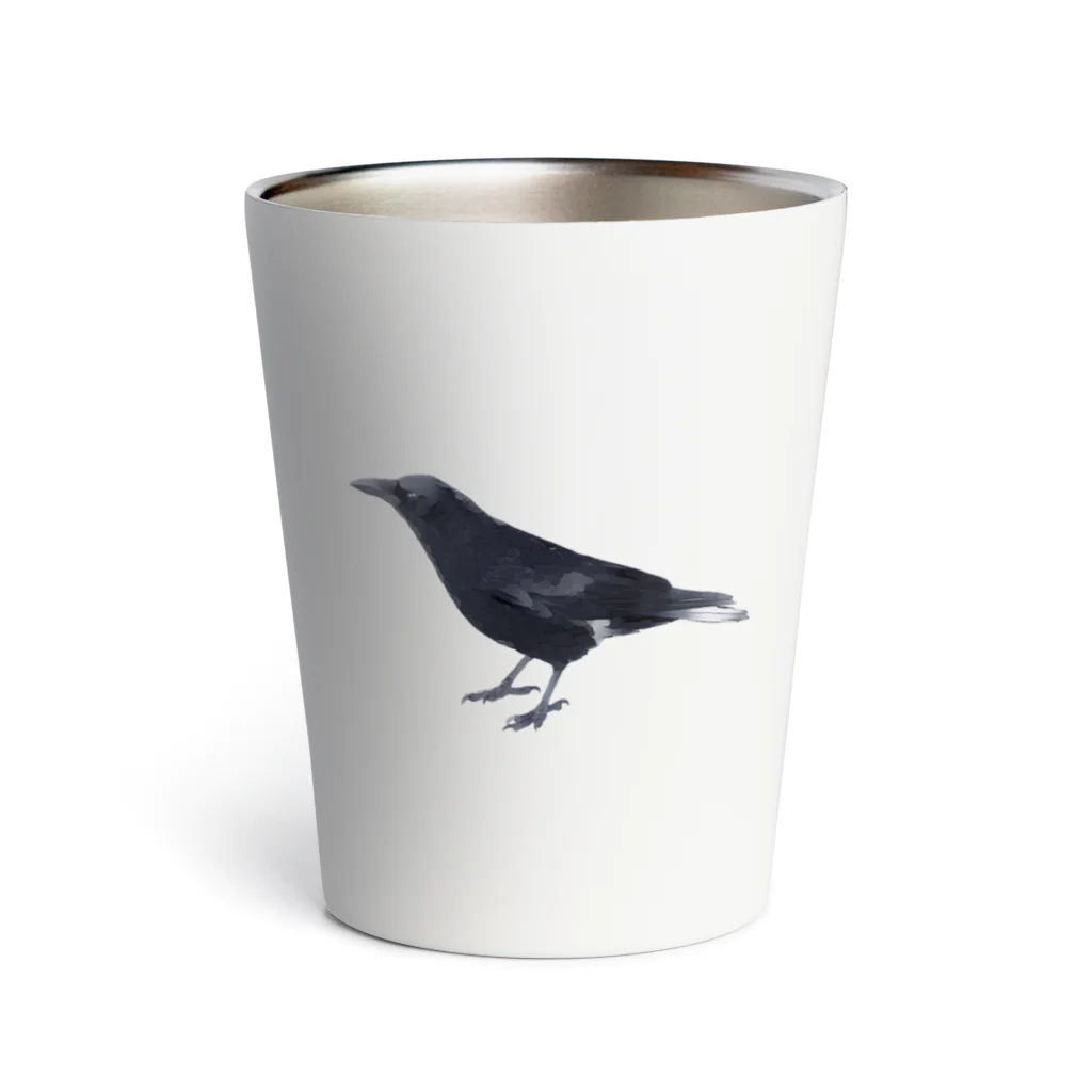 缶詰1616のカラス Thermo Tumbler