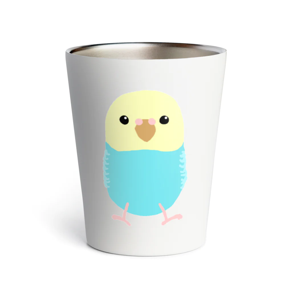 武者小路夕桐のセキセイインコ Thermo Tumbler