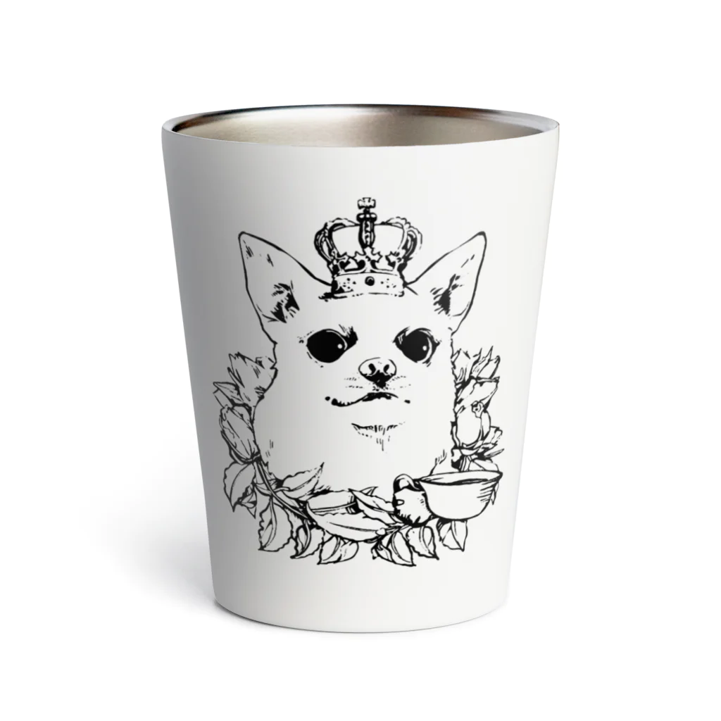 CHIHUAHUAの王様満足アフタヌーンティー Thermo Tumbler