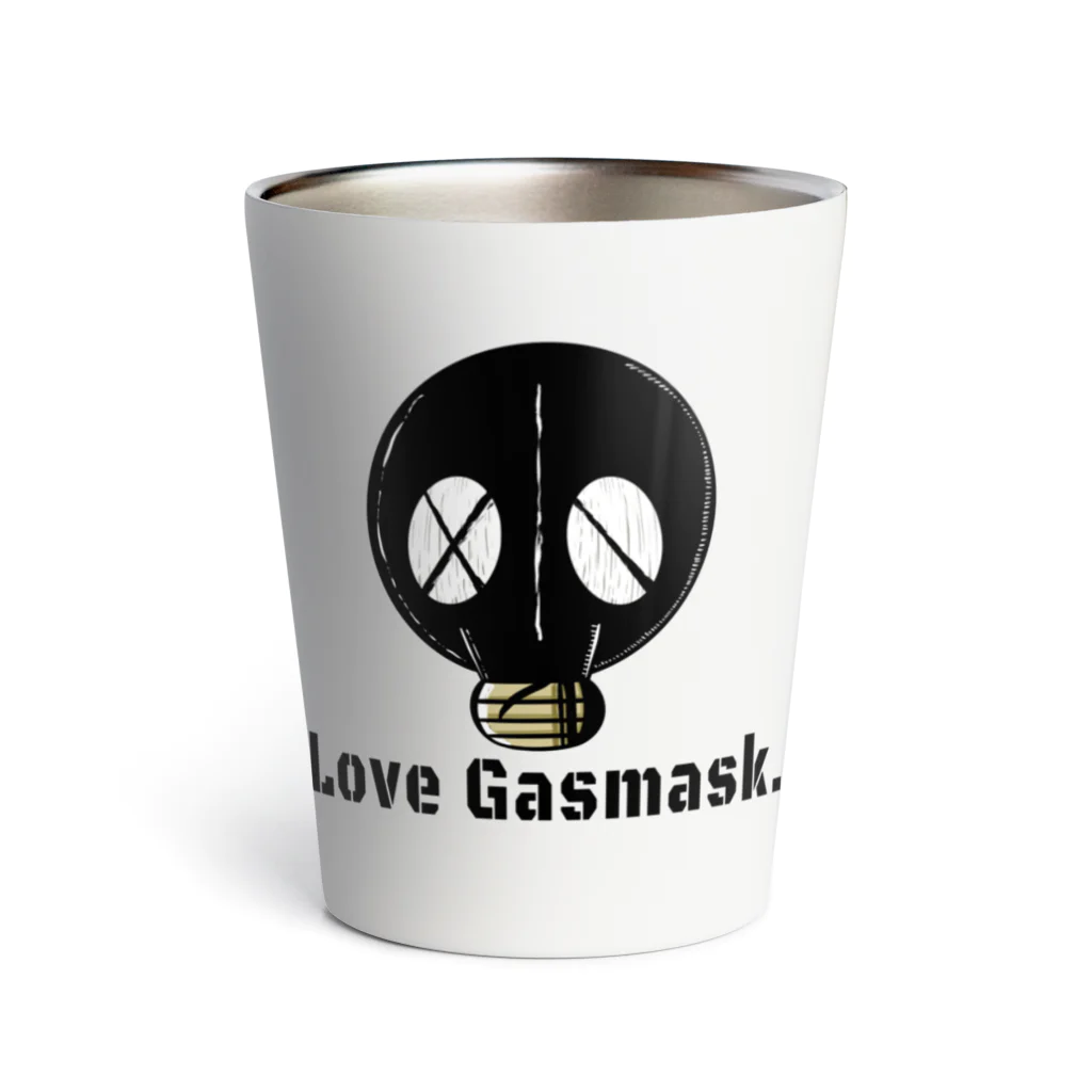 megahoyのLove Gasmask. サーモタンブラー