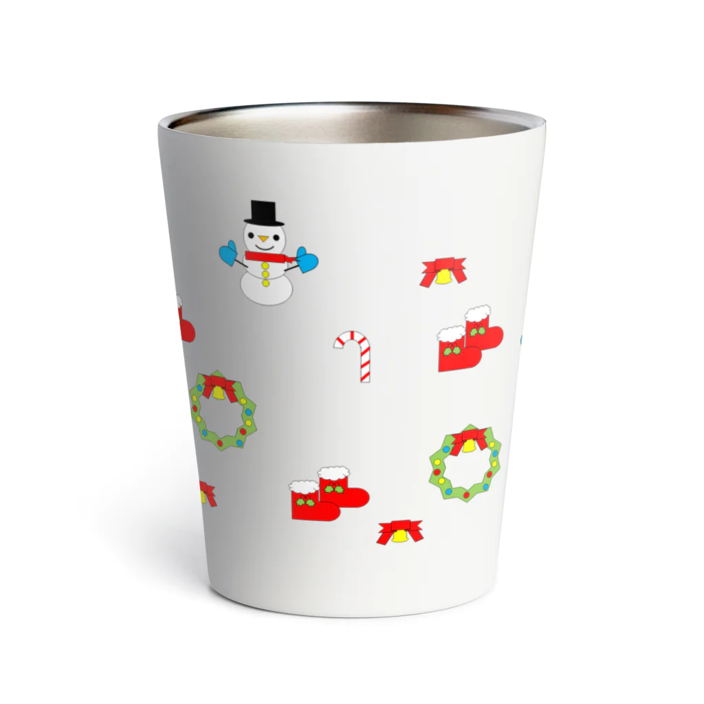 🐸かえるさんと仲間たち🐸のかえるさんのクリスマスB Thermo Tumbler