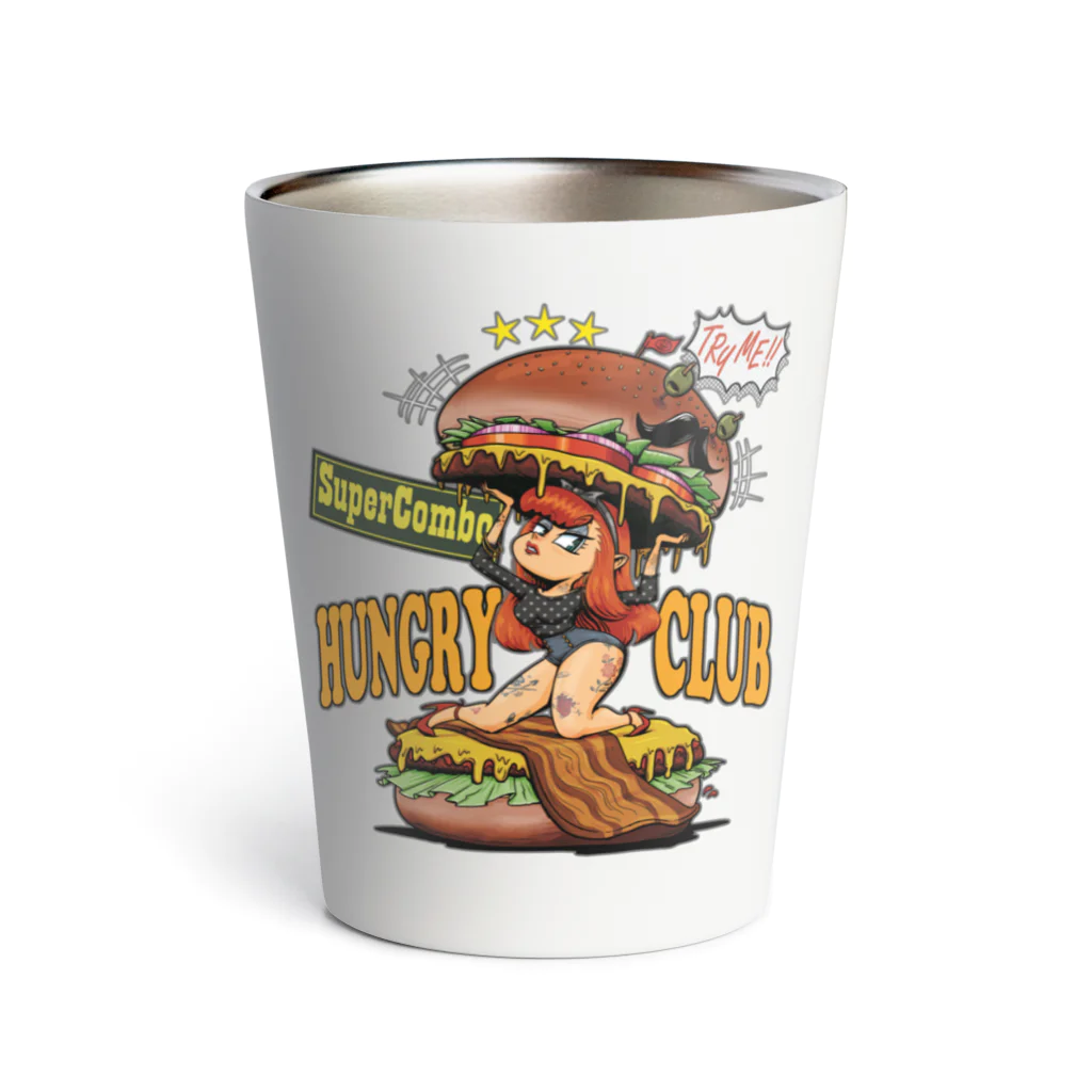 nidan-illustrationの"HUNGRY CLUB" Thermo Tumbler