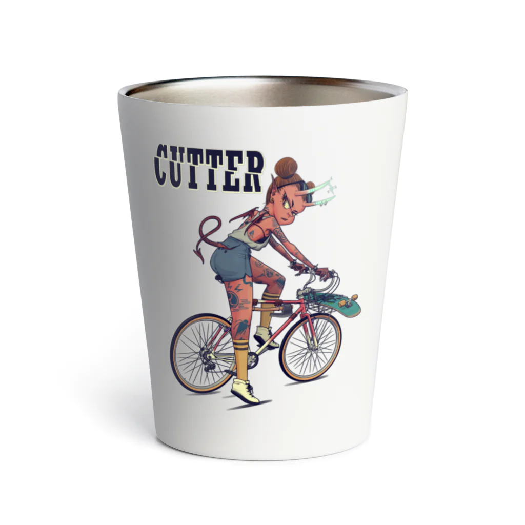 nidan-illustrationの"CUTTER" Thermo Tumbler