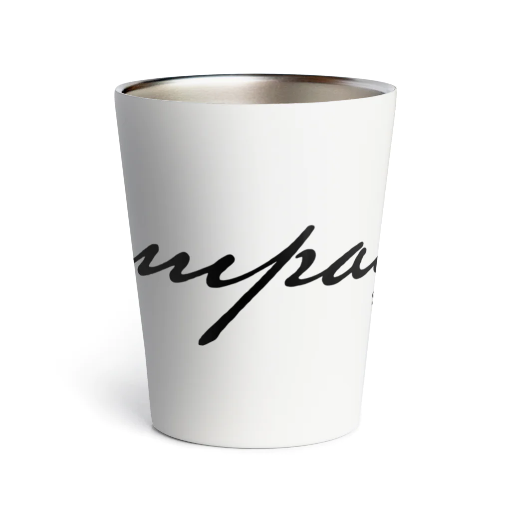 campailのCampail LogoType-Black Thermo Tumbler