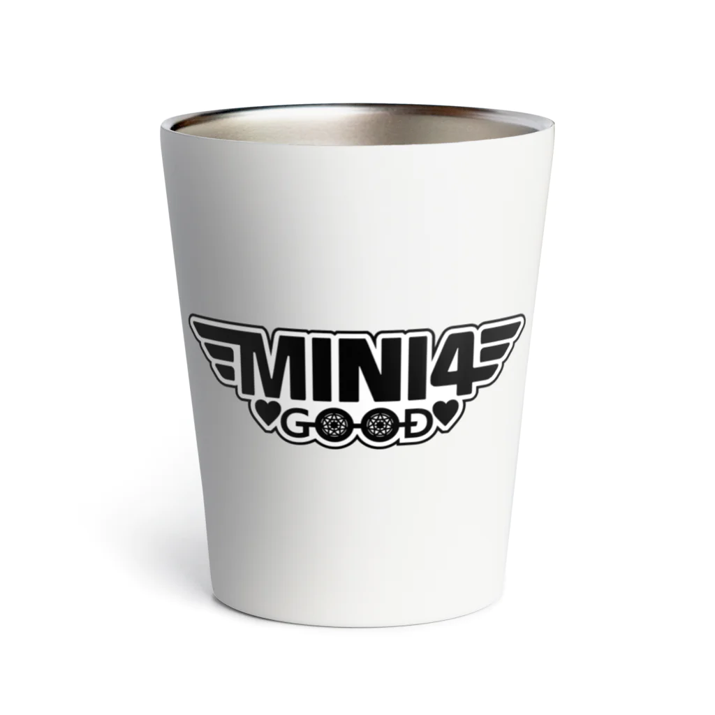 mini4goodのmini4goodロゴブラック Thermo Tumbler