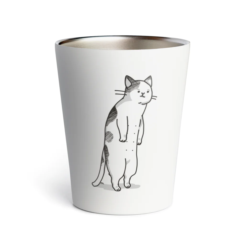 AmuAmu shopのむごんのねこ Thermo Tumbler