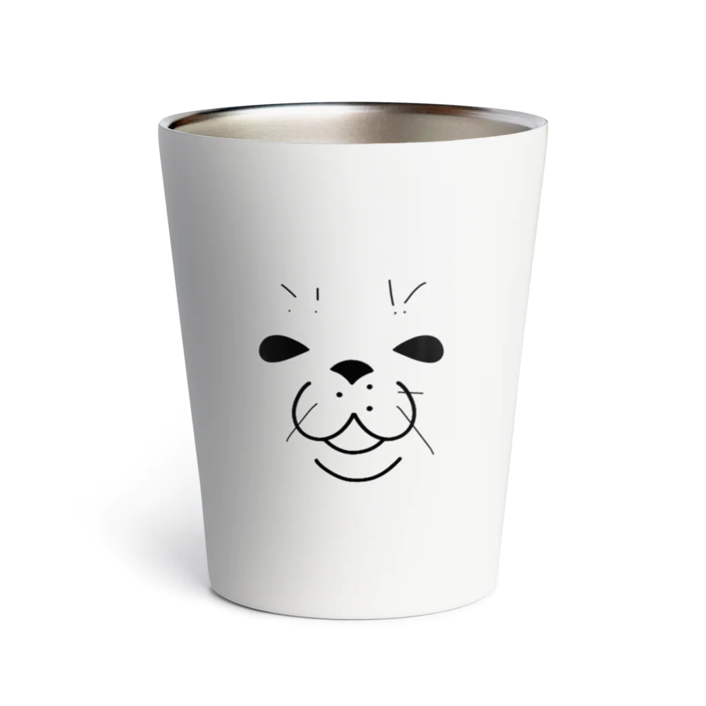 ねこや Ryoko -猫屋 りょうこ-のねこざらし　ロゴ無し Thermo Tumbler