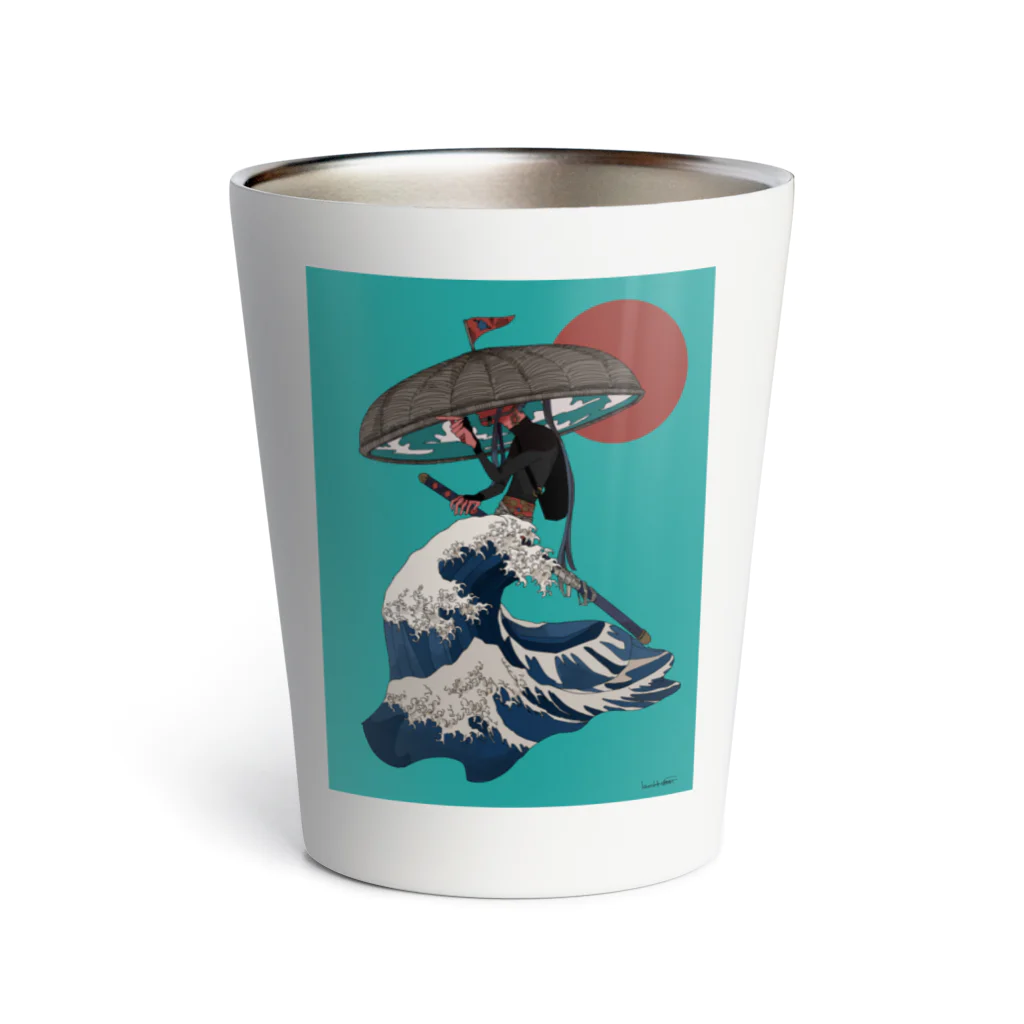 ブロッコリSPの富嶽三十六景スカート🌊🌊🌊 Thermo Tumbler