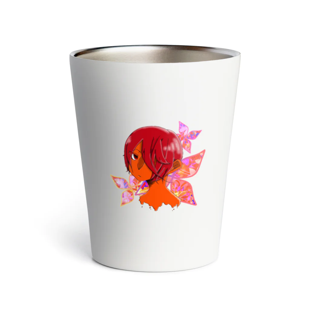 川沿い豆工房 出張所の華、花。 Thermo Tumbler