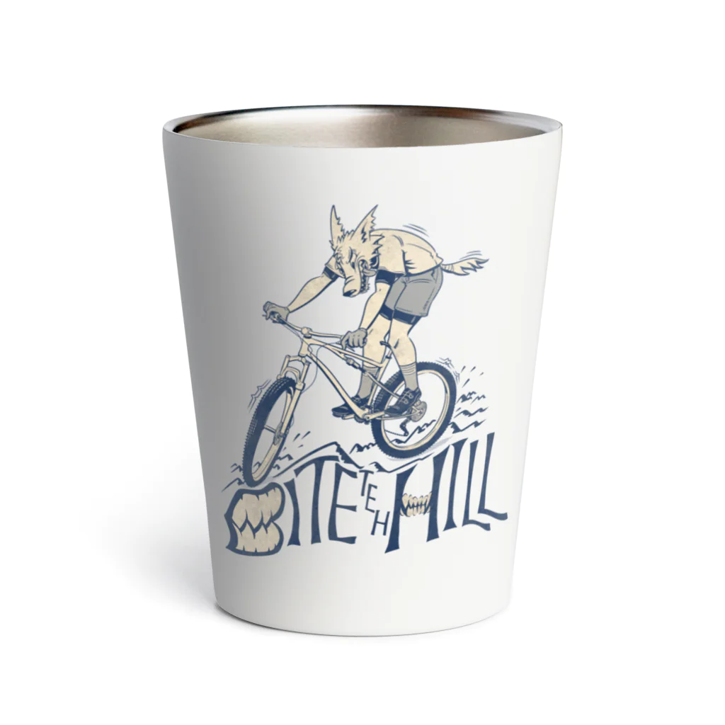 nidan-illustrationの"BITE the HILL" Thermo Tumbler