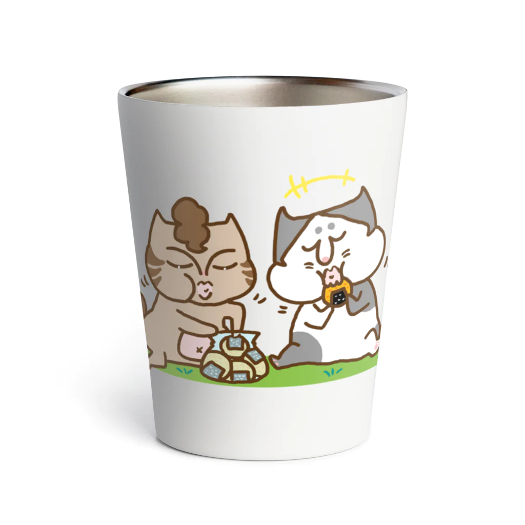 tiMo'sのお悟り猫たちのおやつタイム Thermo Tumbler