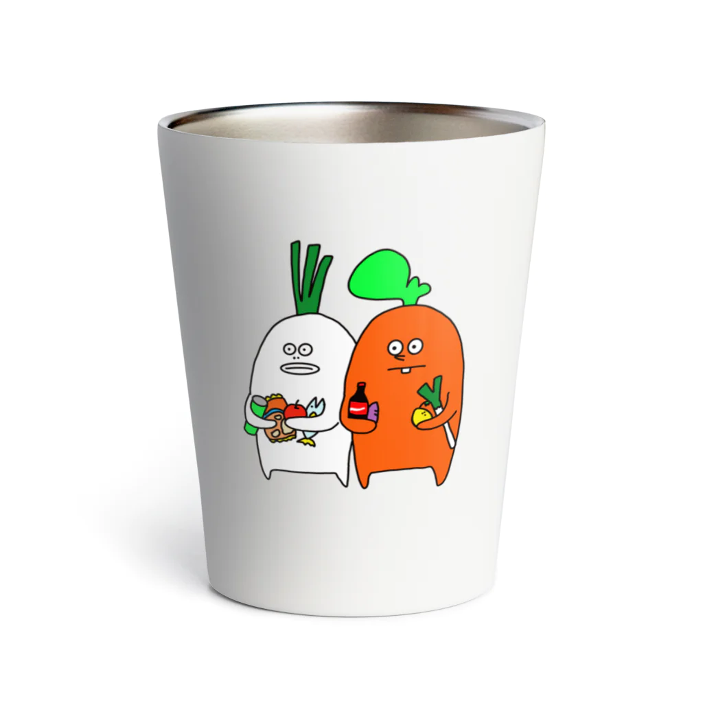 おふとんユニバースのエコバッグ持ってくればよかったバッグ🥕 Thermo Tumbler