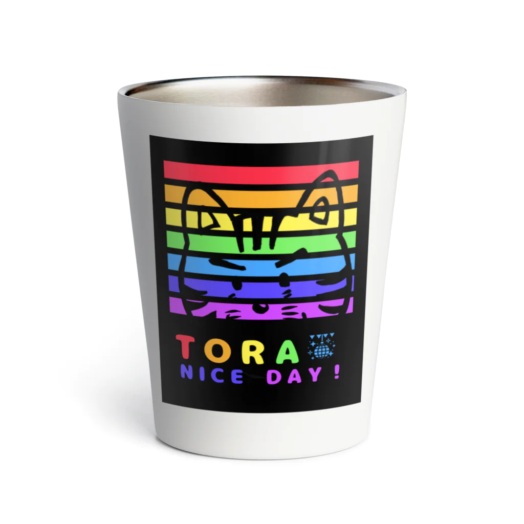 TOMMY★☆ZAWA　ILLUSTRATIONのTORA NICE DAY Thermo Tumbler