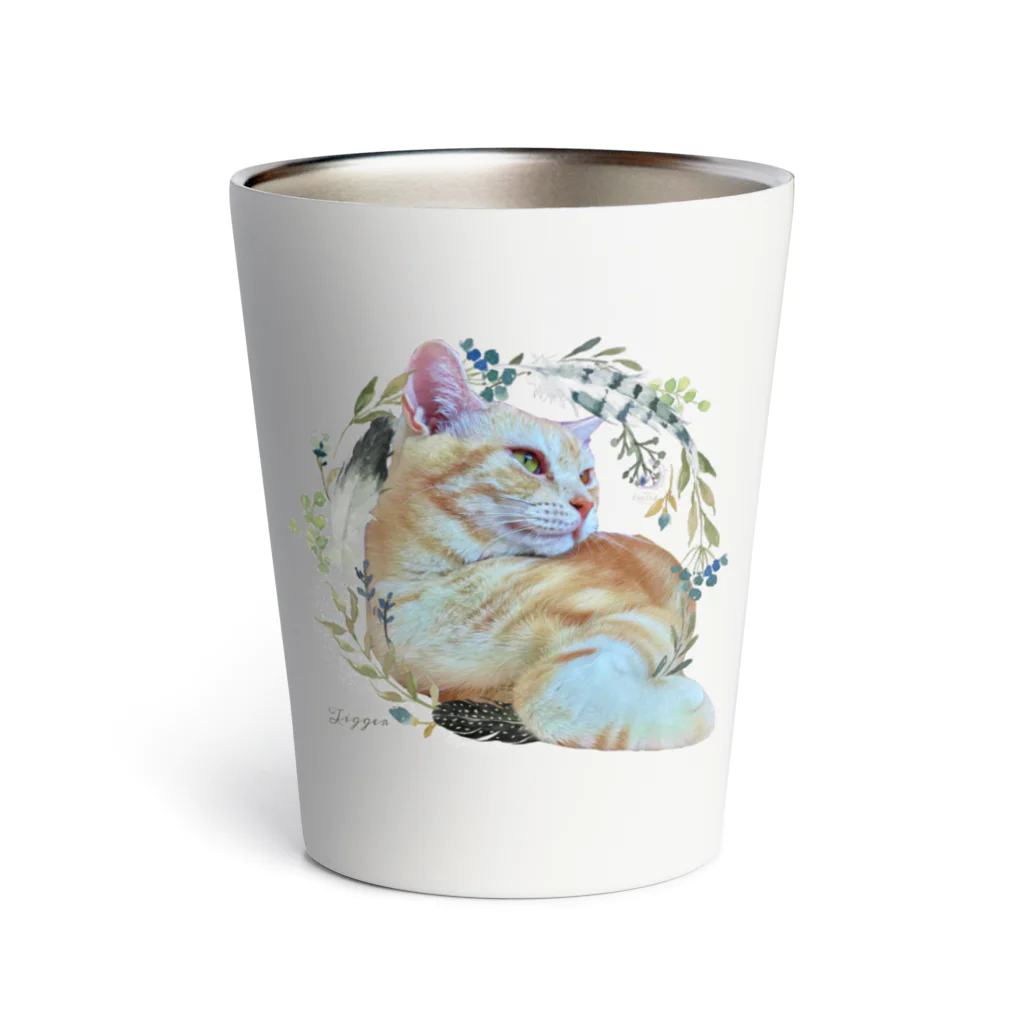 猫カフェラグドール（大阪難波）の猫カフェラグドールてぃがflower Thermo Tumbler