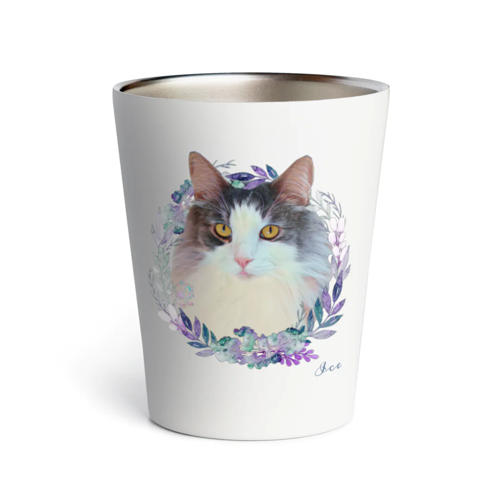 猫カフェラグドール（大阪難波）の猫カフェラグドールあいすflower Thermo Tumbler