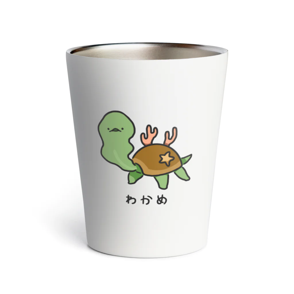 ぷにおもちSHOPのわかめ Thermo Tumbler