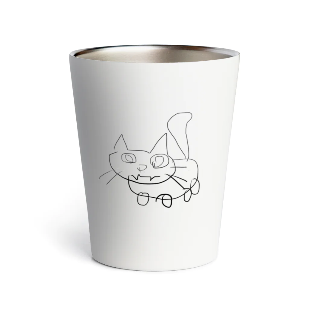 けてるのやつの猫 Thermo Tumbler