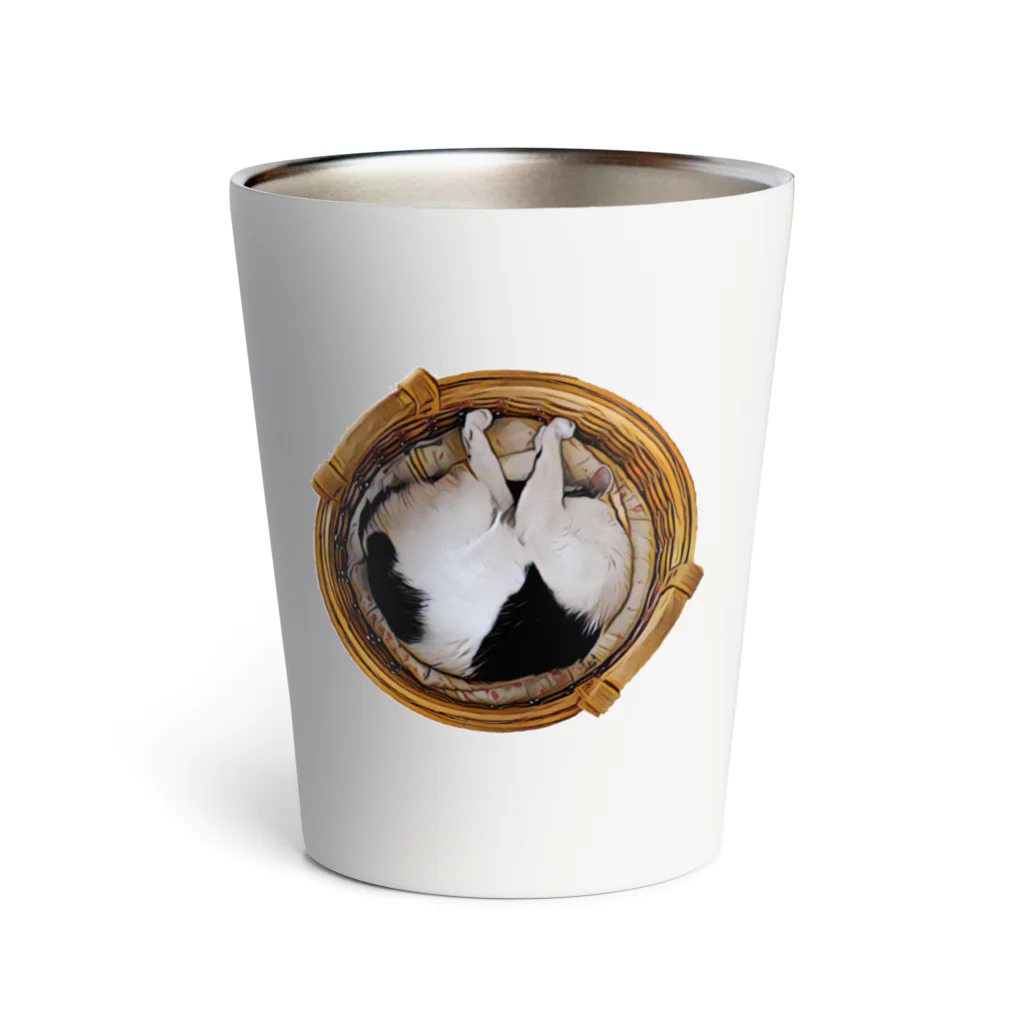 mambo0211のかごねこ Thermo Tumbler