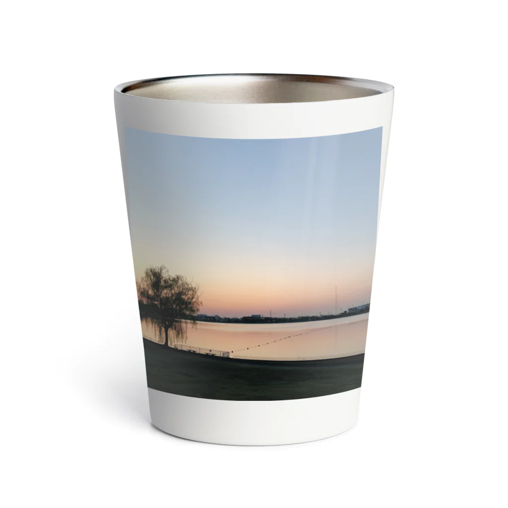 Aloha Blue Skyのevening Thermo Tumbler