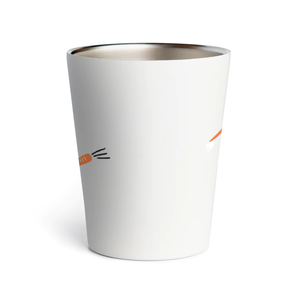 piro piro piccoloのミヤコドリとにんじん Thermo Tumbler