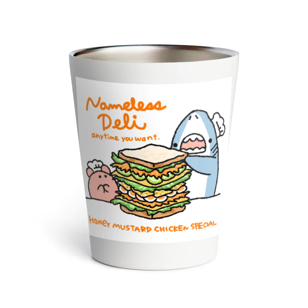 サメとメンダコ[namelessmm2]のサメとメンダコのnameless deli サーモタンブラー