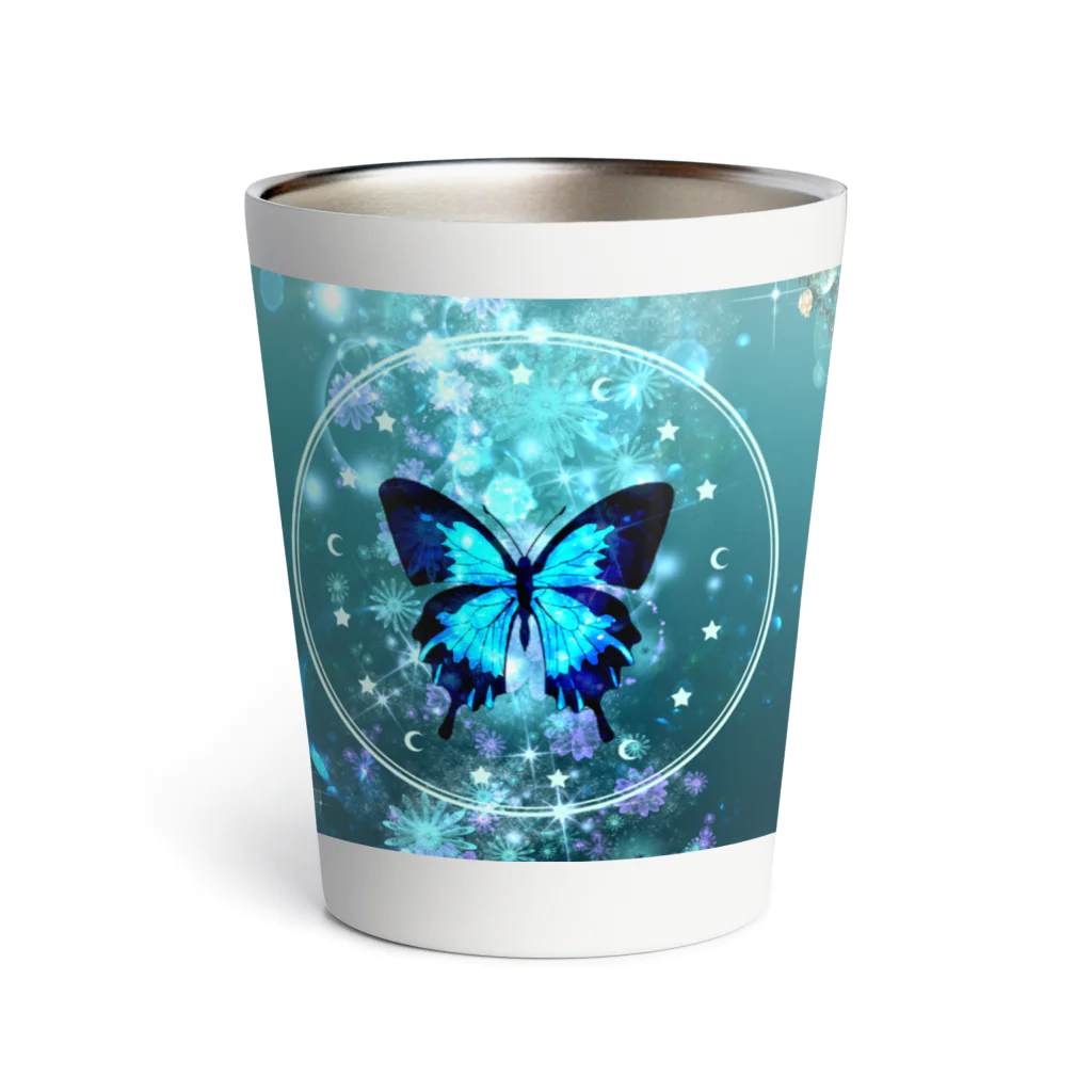 榛名🦋灯頼のDeramy jade blue Thermo Tumbler