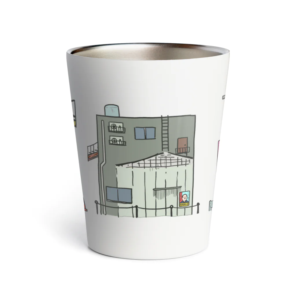 木林きききのトマソン建築タンブラー Thermo Tumbler