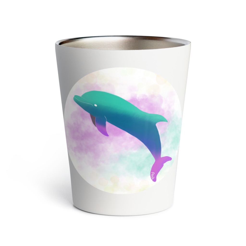 エメラルド×グラデーションのエメラルド×グラデーション Thermo Tumbler