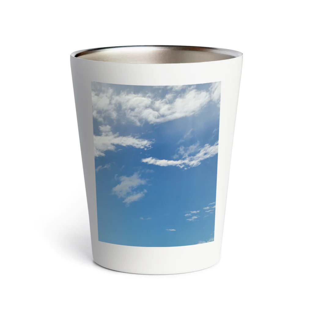 青い空の青空タンブラー Thermo Tumbler