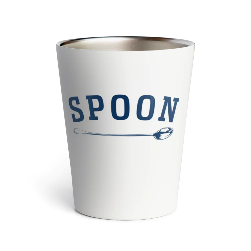 LONESOME TYPE ススのSPOON (NAVY) Thermo Tumbler