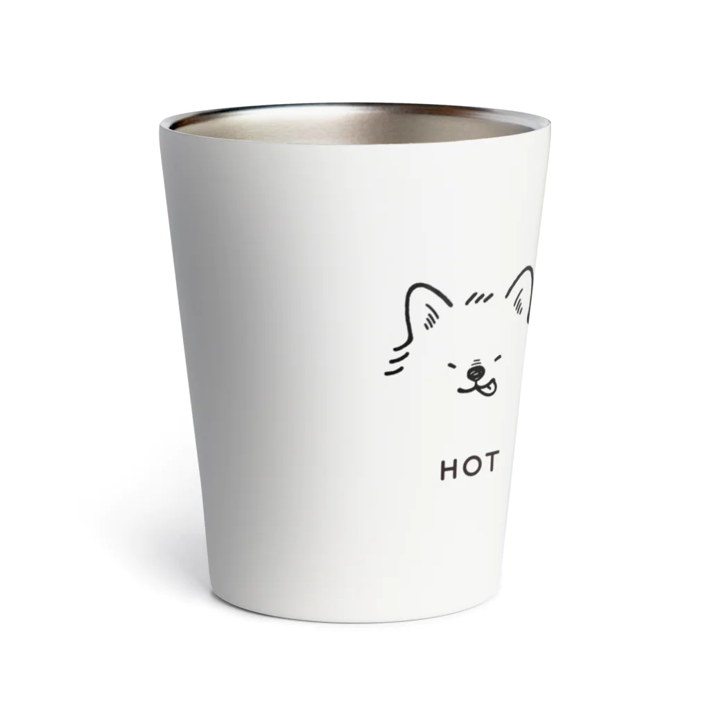 snow_konkonのサモエドサーモ Thermo Tumbler