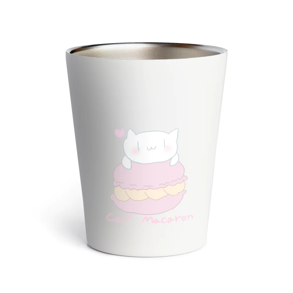 ココラハウスのまかろんとねこ Thermo Tumbler