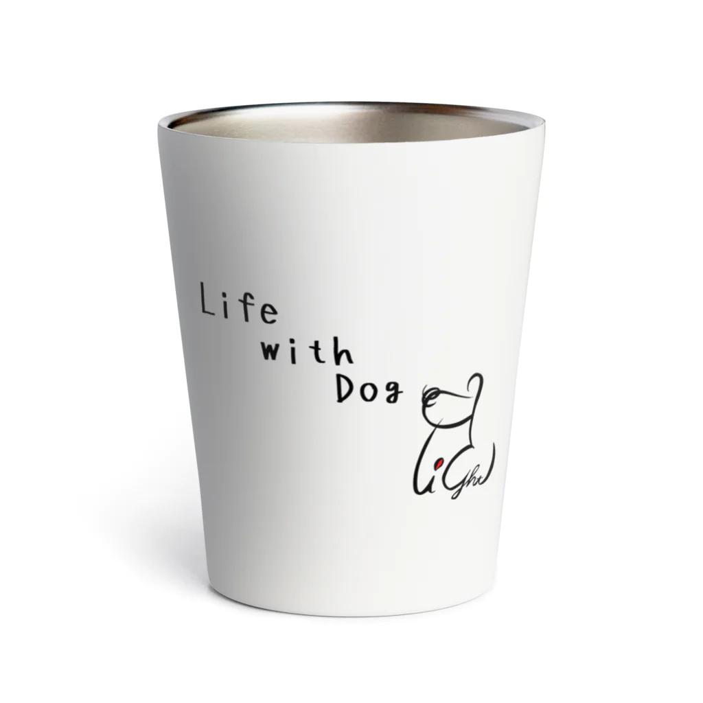 DelightのLife with Dog タンブラー サーモタンブラー