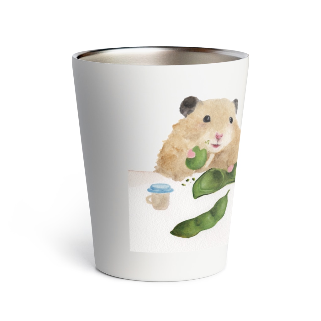 KAMAP ＆ Ricaの【KAMAP】枝豆とハムスター兄弟 Thermo Tumbler