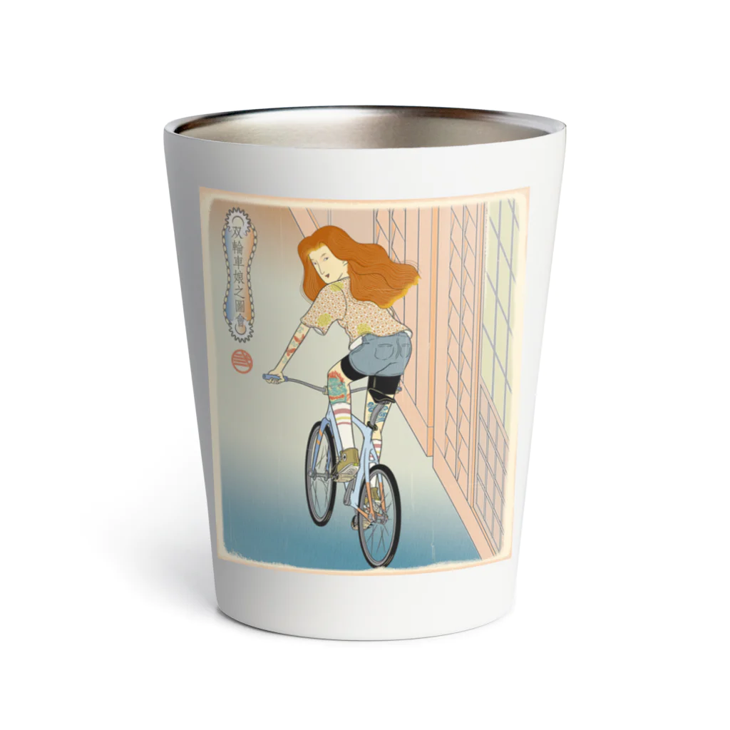 nidan-illustrationの"双輪車娘之圖會" 4-#1 Thermo Tumbler