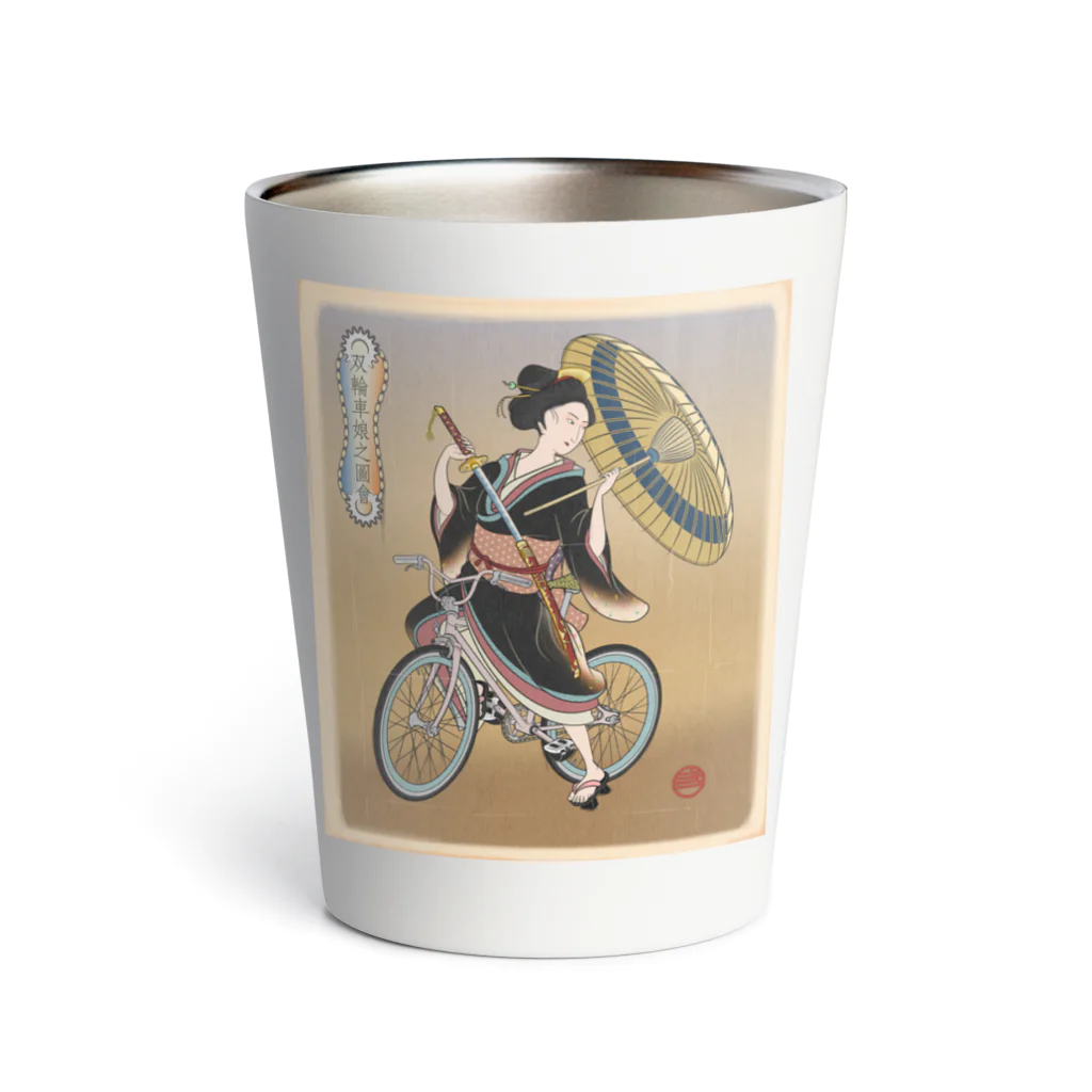 nidan-illustrationの"双輪車娘之圖會" 5-#1 Thermo Tumbler