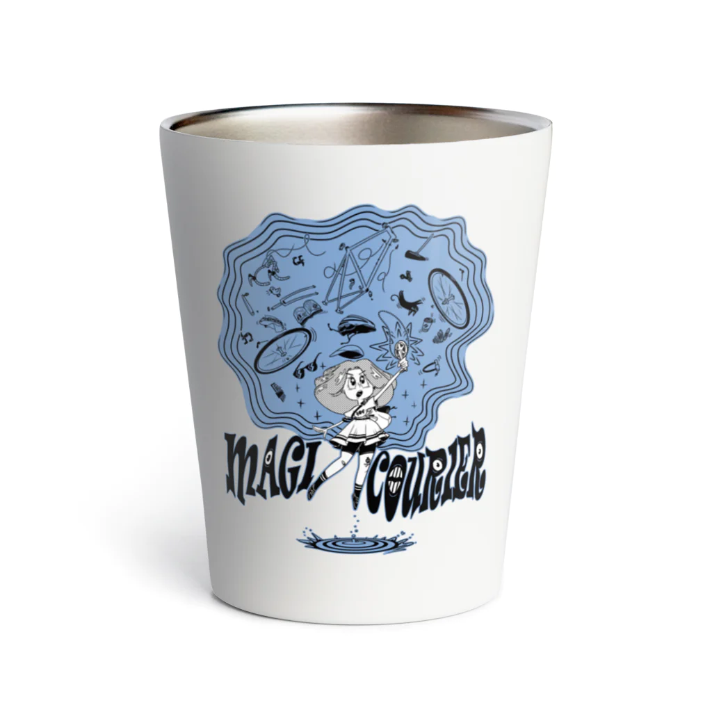 nidan-illustrationの“MAGI COURIER” blue #1 Thermo Tumbler