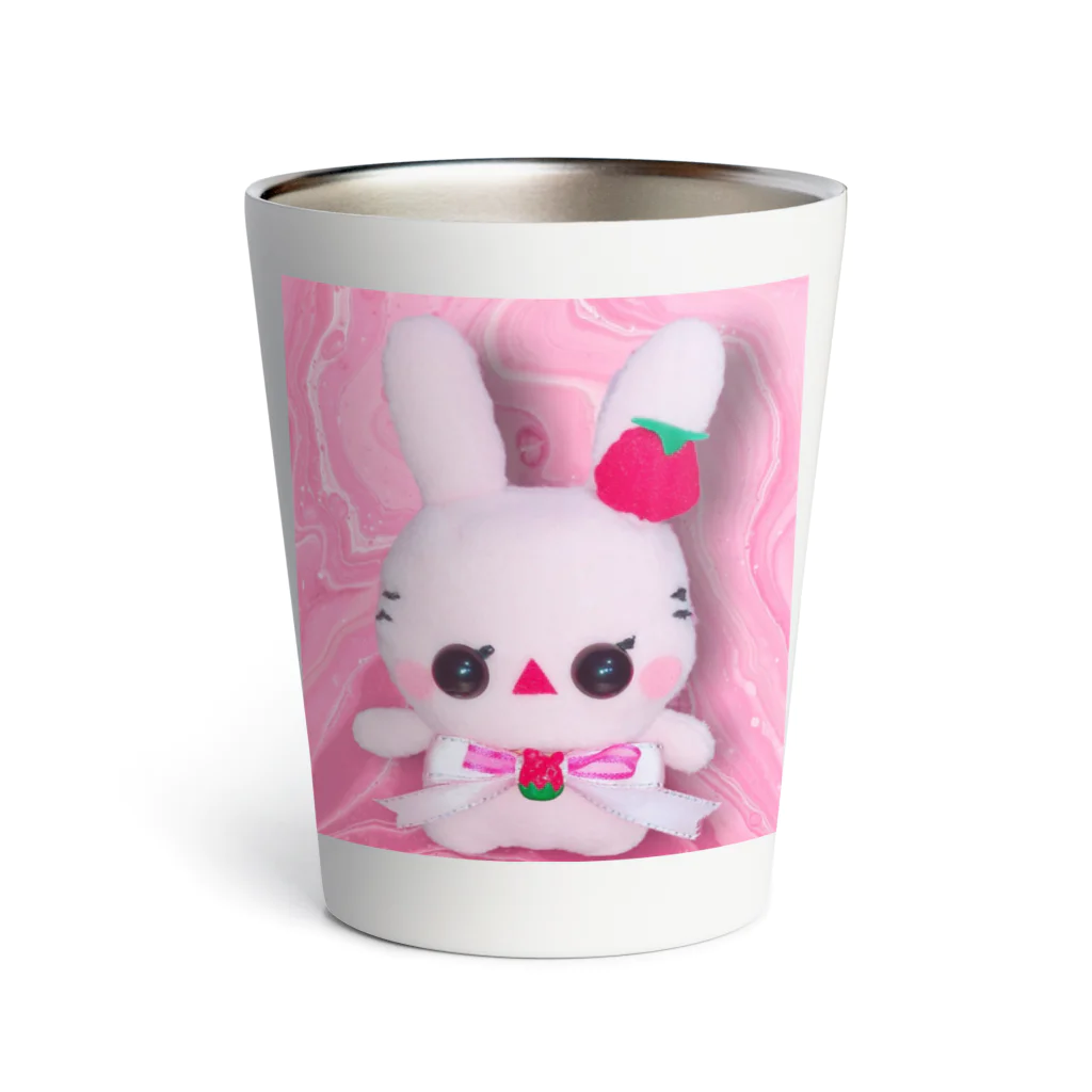 pupupuchiusaのSNSのトプ画のぷちゃん Thermo Tumbler