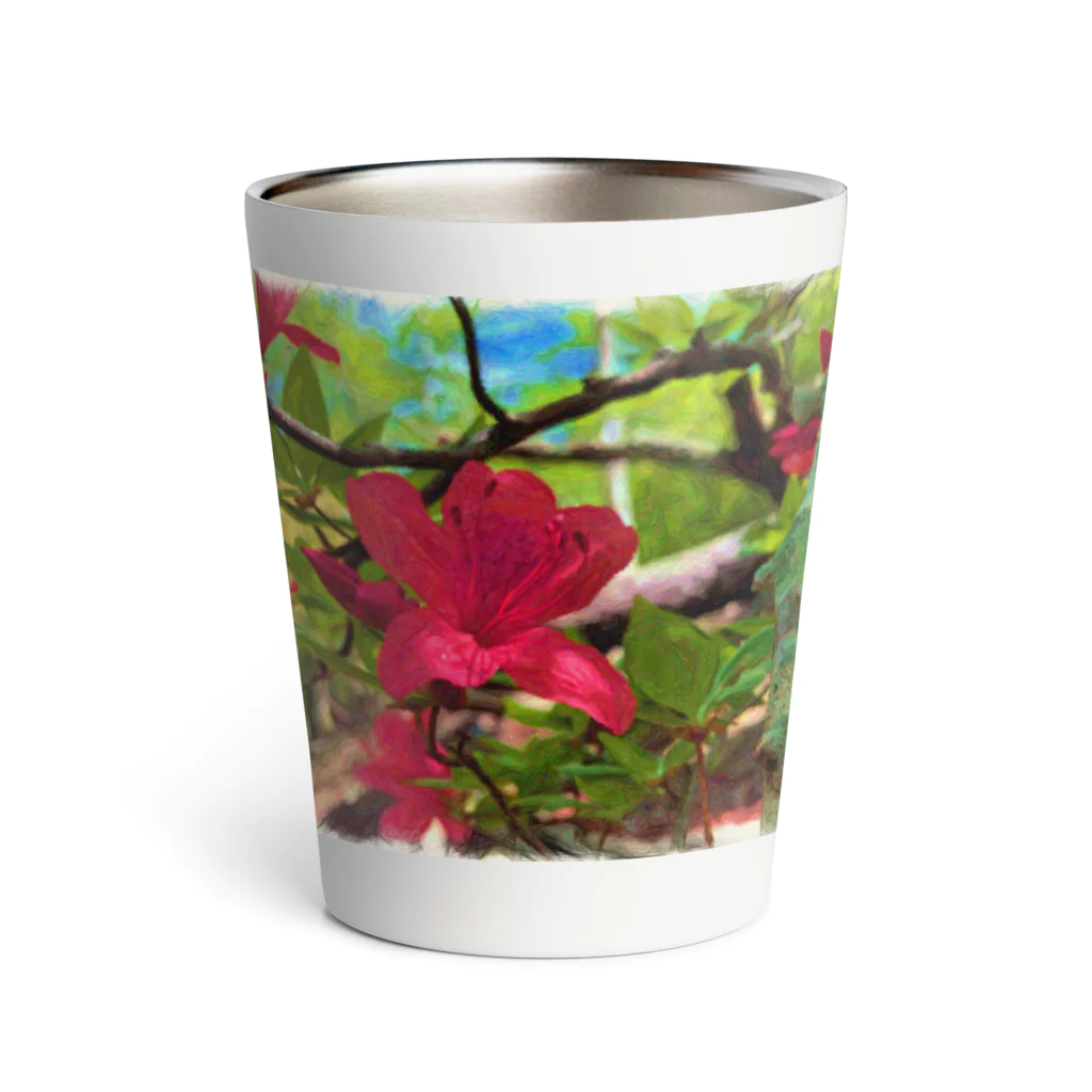 Nskw_SUZURIの夏花 Thermo Tumbler