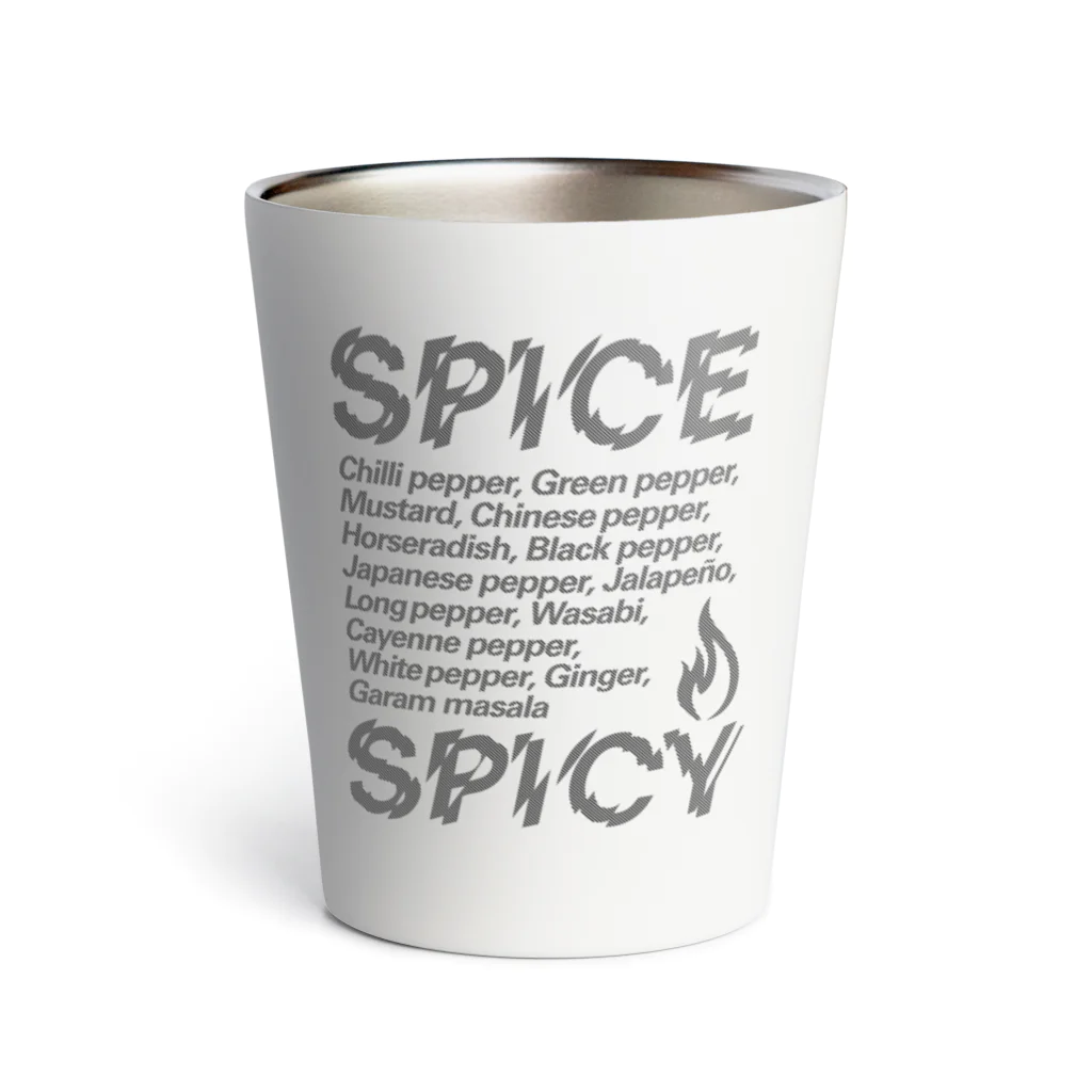 LONESOME TYPE ススのSPICE SPICY（Diagonal） Thermo Tumbler