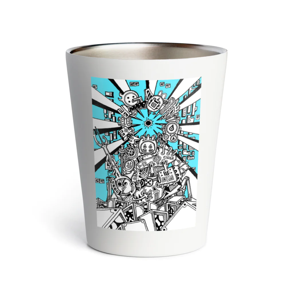 Ｘ-ジュゴンの夏の神様 Thermo Tumbler