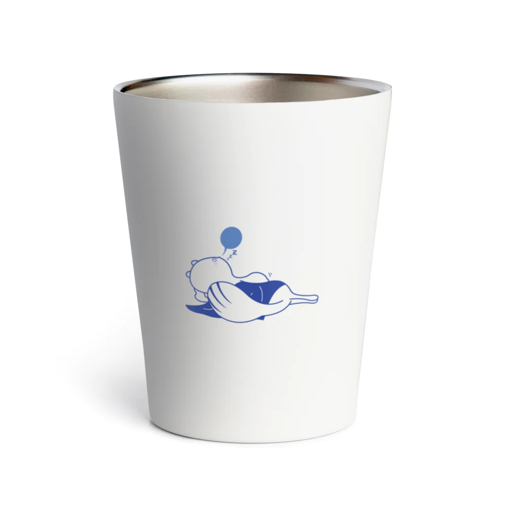 IndiGoのねむりすくん Thermo Tumbler