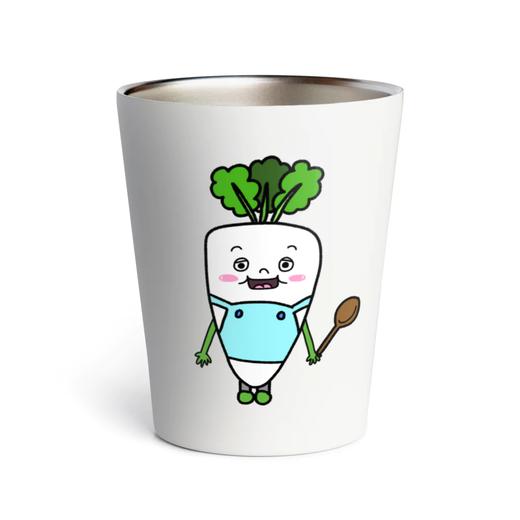 Let's Vegetablesのだいこさん【Let's Vegetables】 Thermo Tumbler